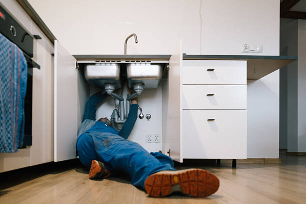 Professional Plumbing technician working in Riverton, CT